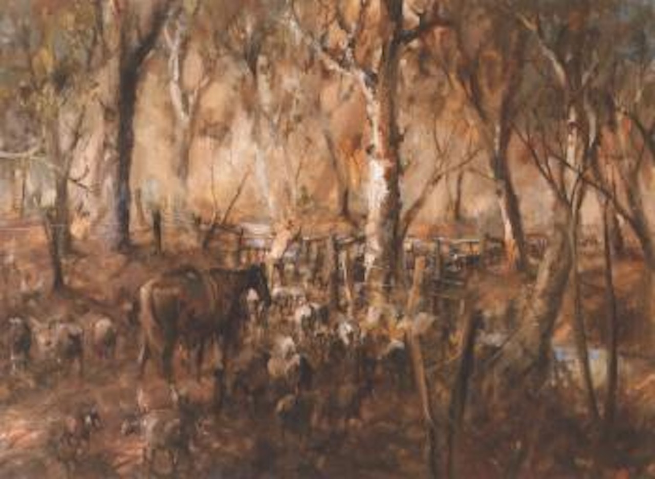 Crossing the dogwood, Southern Queensland by Hugh Sawrey