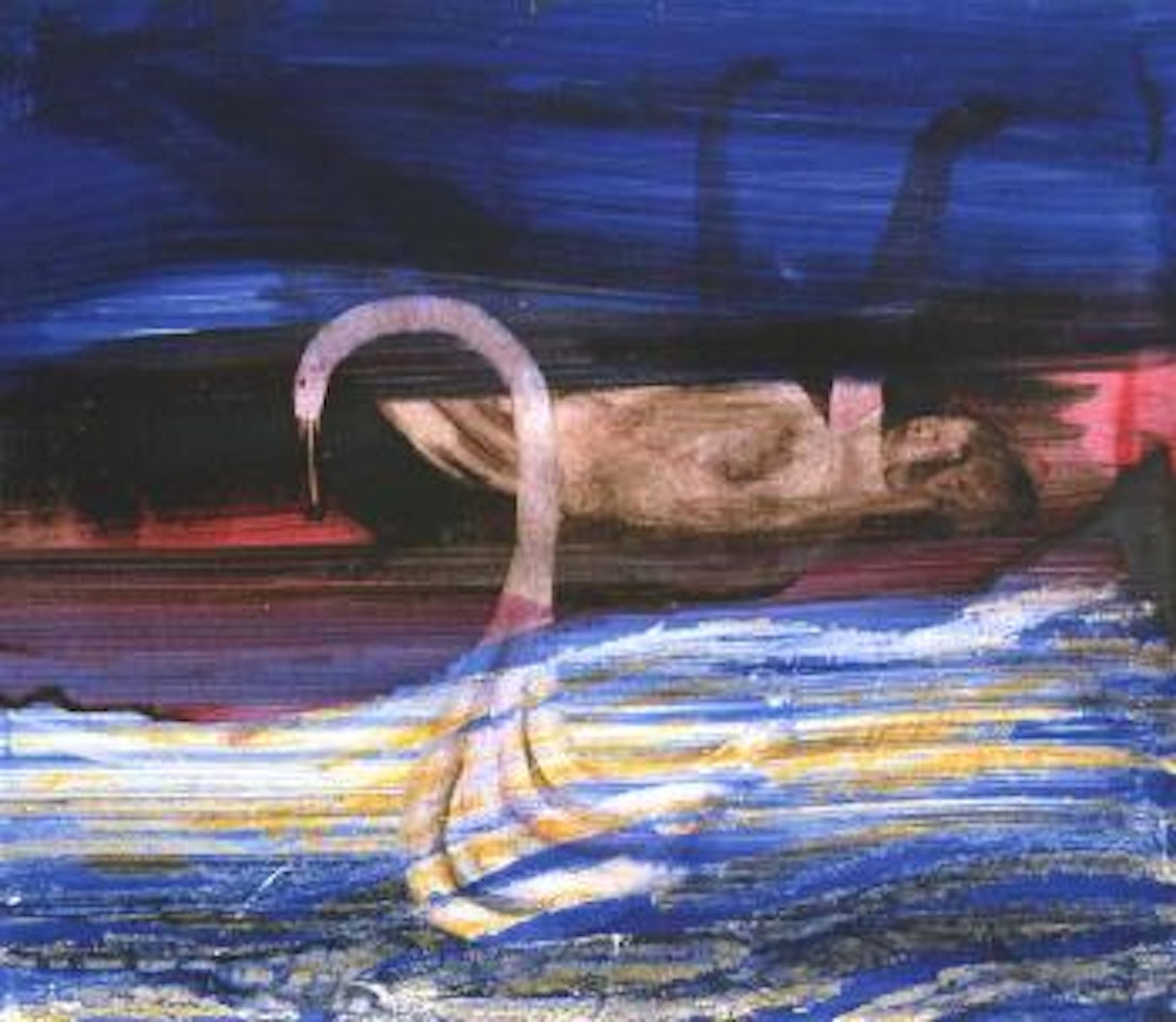 Leda and the Swan by Sidney Nolan