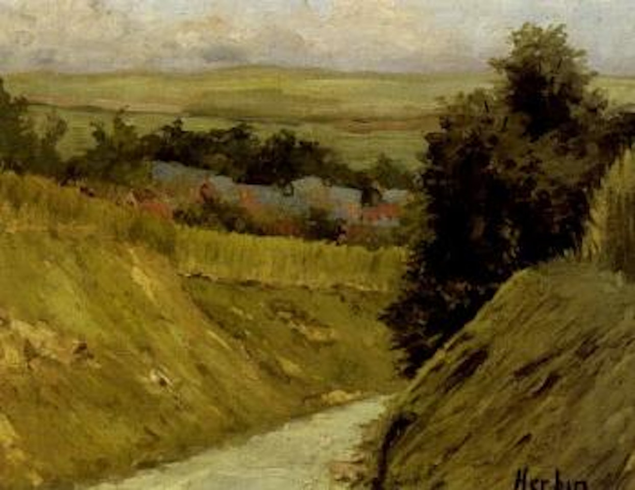 Landscape by Auguste Herbin