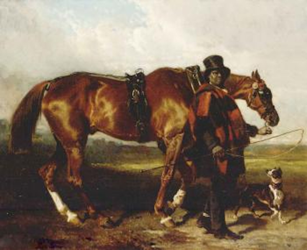 Le cocher noir by Alfred de Dreux