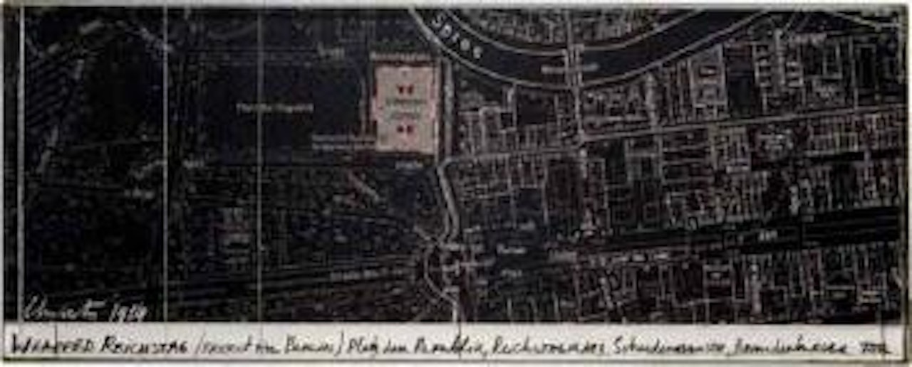 Wrapped Reichstag, project for Berlin by Christo