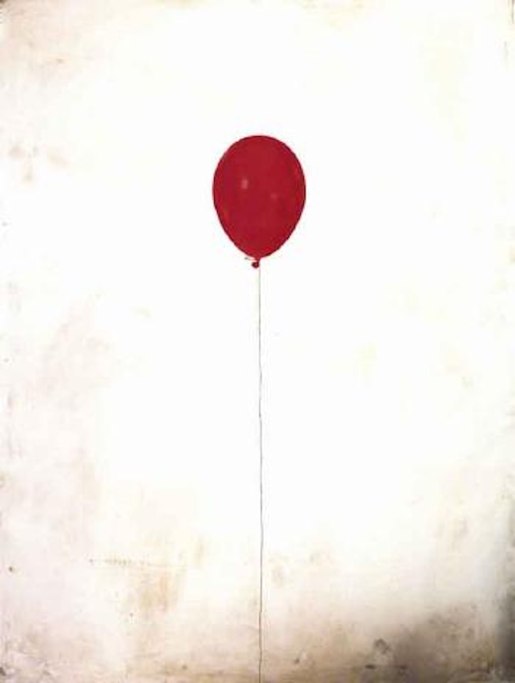 Red balloon by Michelangelo Pistoletto