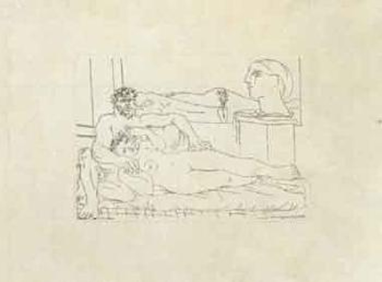 Repos du sculpteur II by Pablo Picasso