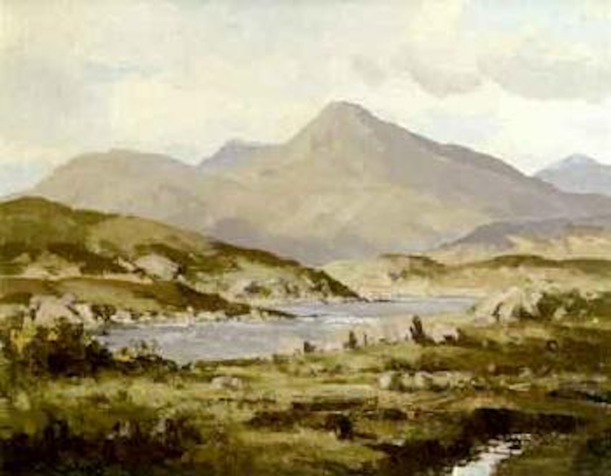 Ben Corr and Ballynahinch River, Connemara by Maurice Canning Wilks