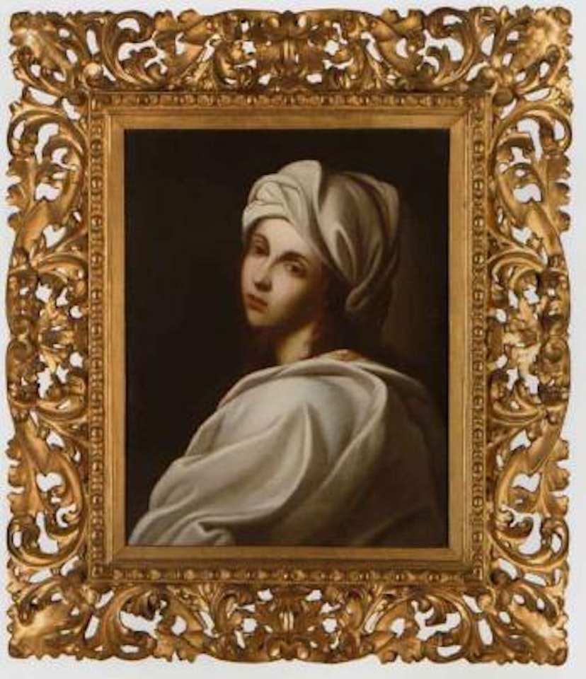 Portrait of a girl wearing a headdress by Guido Reni