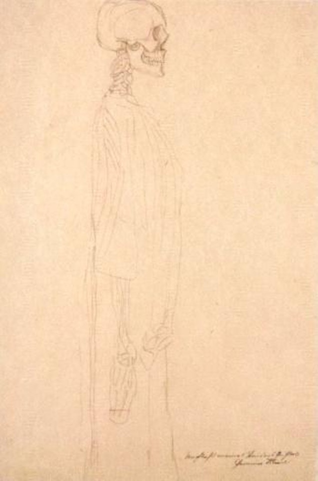 Standing death by Gustav Klimt