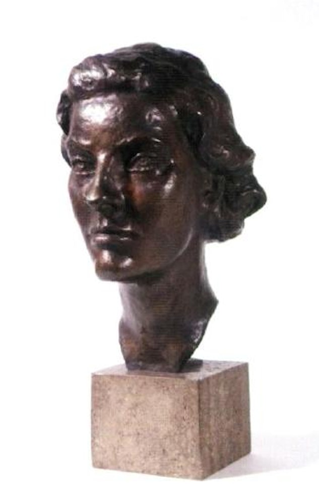 Marianne Hoppe by Fritz Klimsch