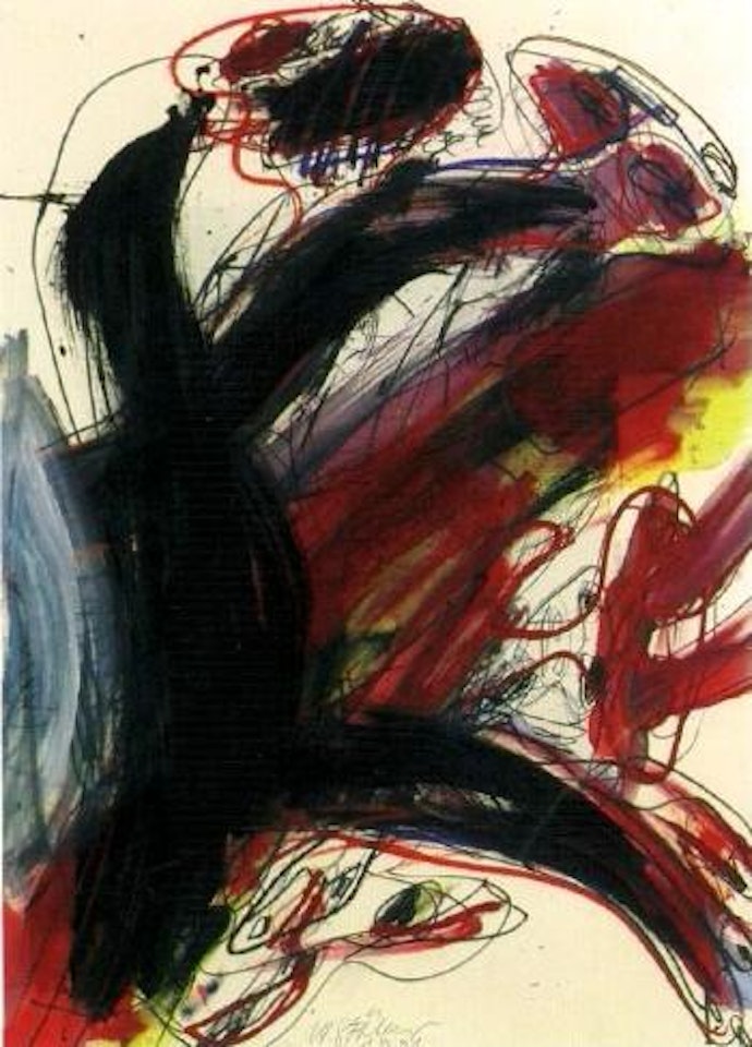 Abstract composition by Walter Stöhrer