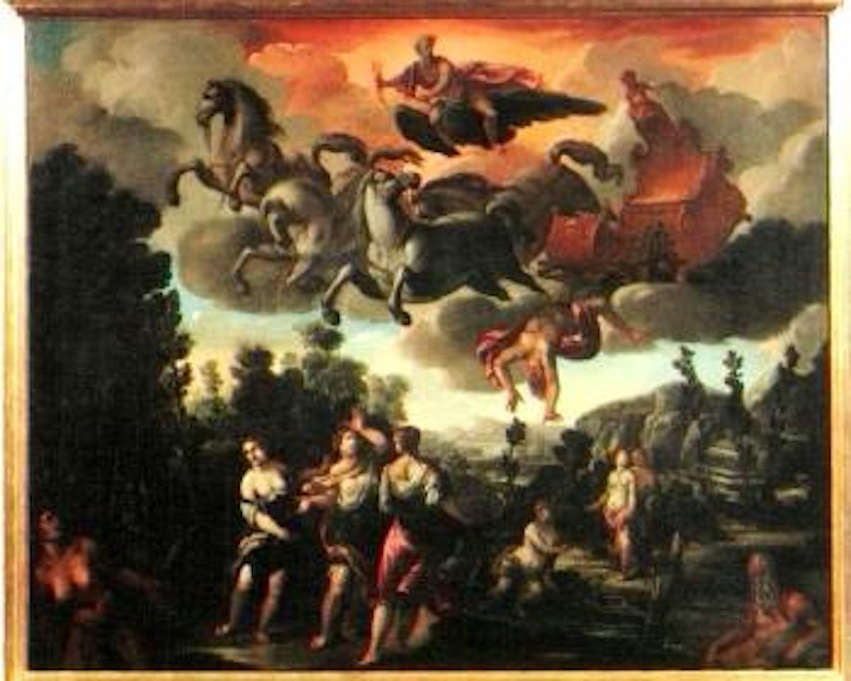Fall of Phaeton by Italian School