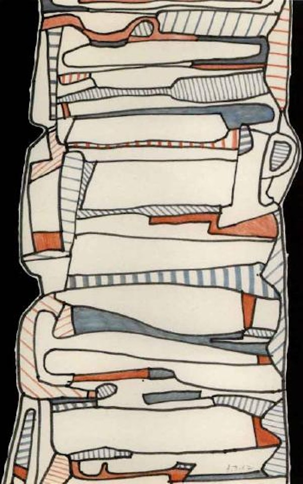 Escalier by Jean Dubuffet