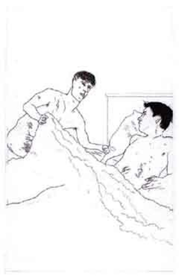 Illustrations for thirteen poems from CP Cavafy by David Hockney