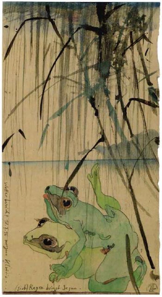 Blessing brought by rain by Horst Janssen