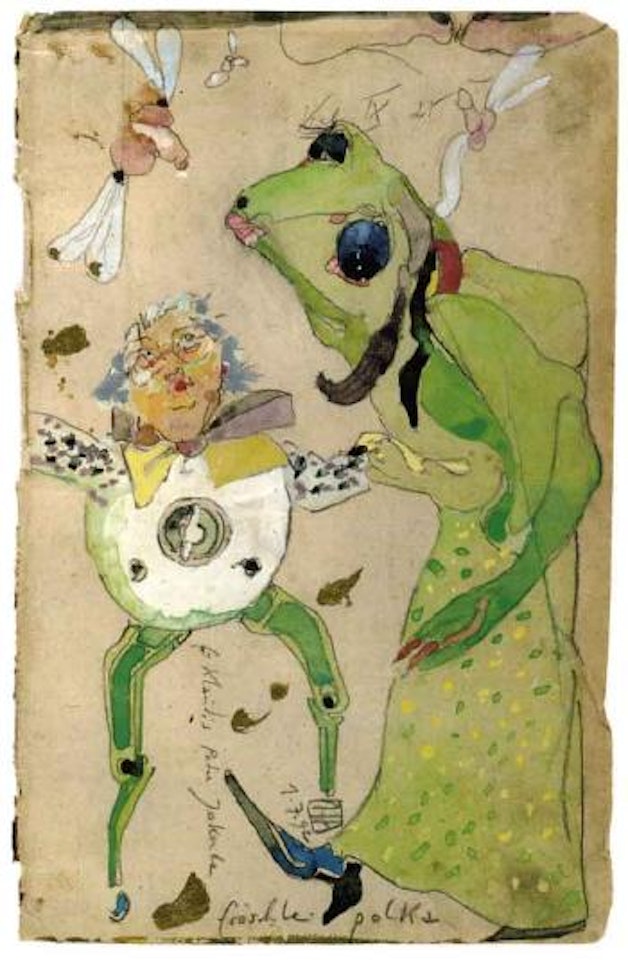 Frog polka by Horst Janssen