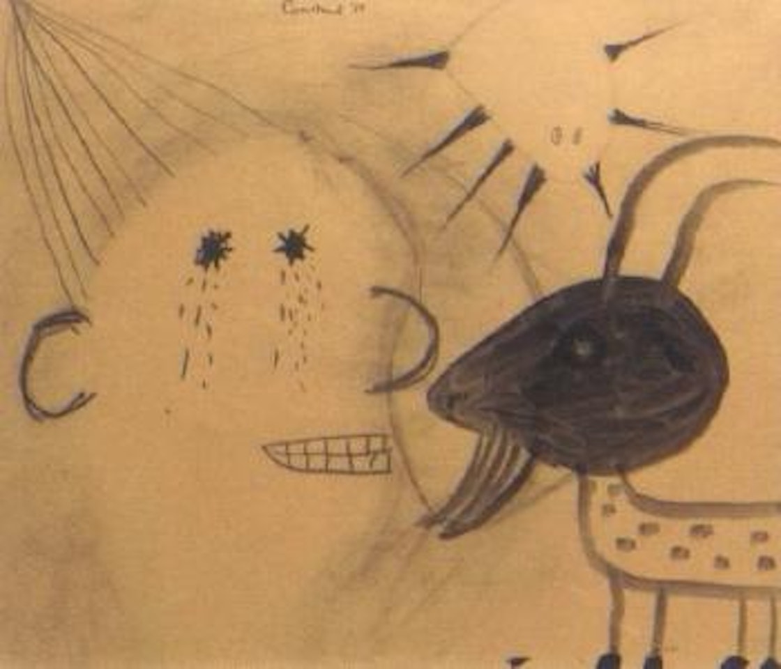 De zondebok - The scapegoat by Karel Appel
