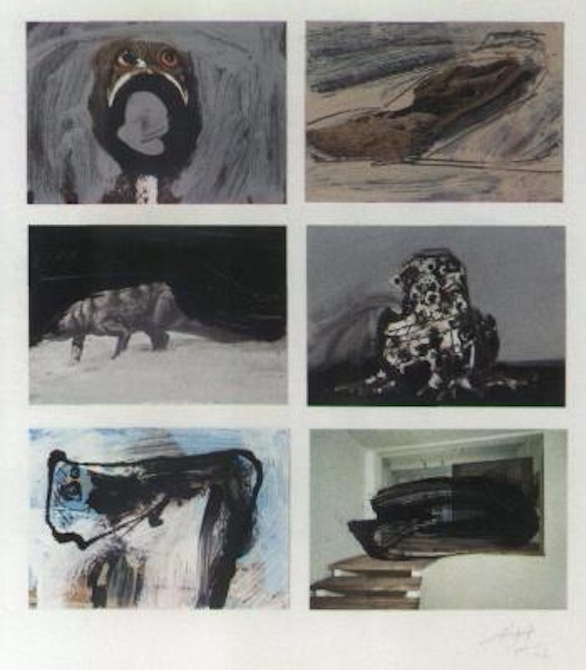 Animals by Antonio Saura