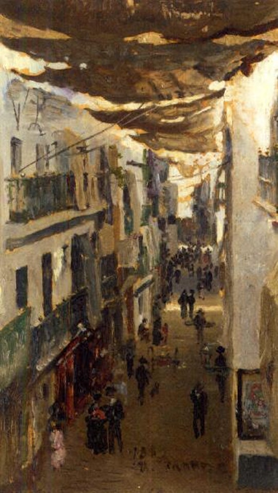 A street in Seville by Ilya Yefimovich Repin