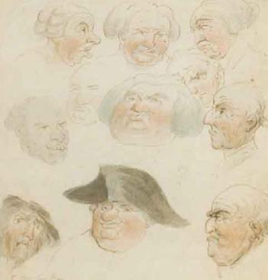 A group of 18th Century caricatures by Thomas Rowlandson