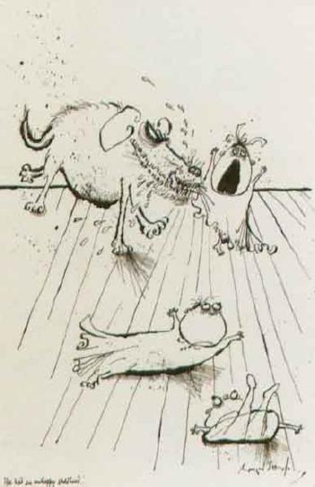 He had an unhappy childhood by Ronald Searle
