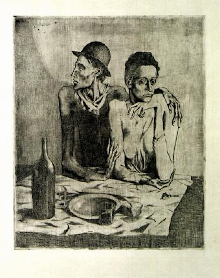 Repas frugal by Pablo Picasso