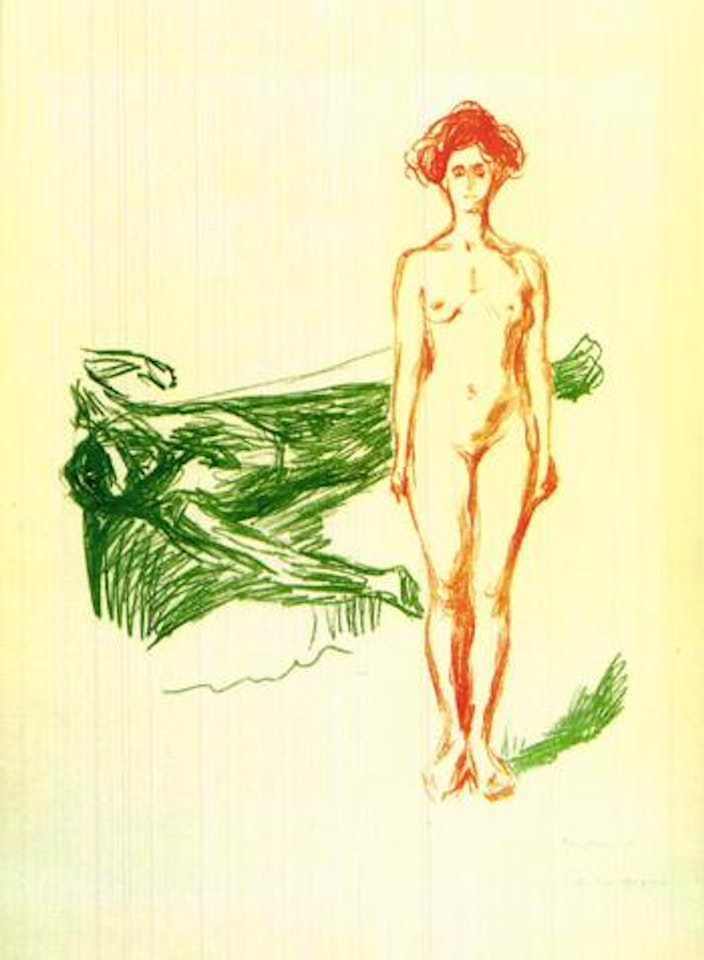 Death of Marat by Edvard Munch