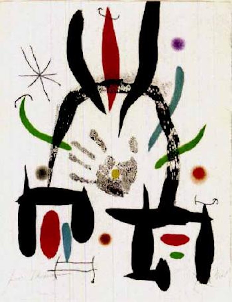 Eloge de la main by Joan Miró