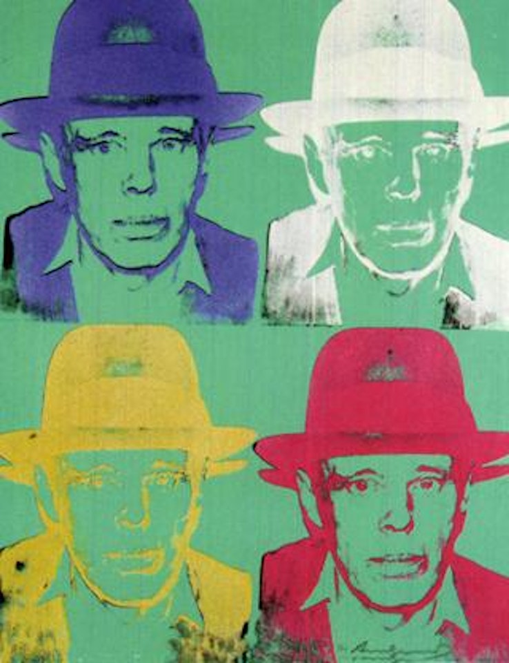 Joseph Beuys, state III by Andy Warhol