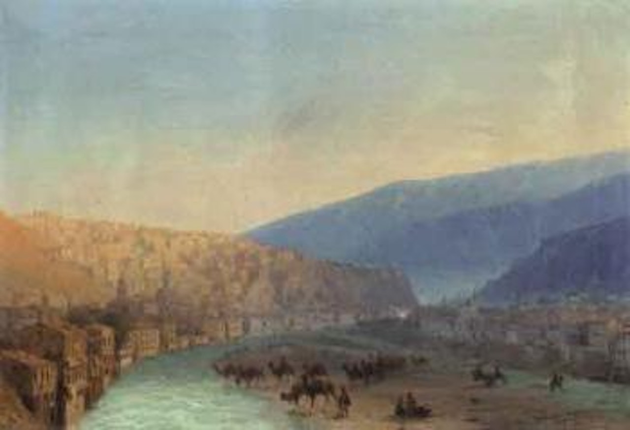 View of the Terek by Ivan Konstantinovich Aivazovsky