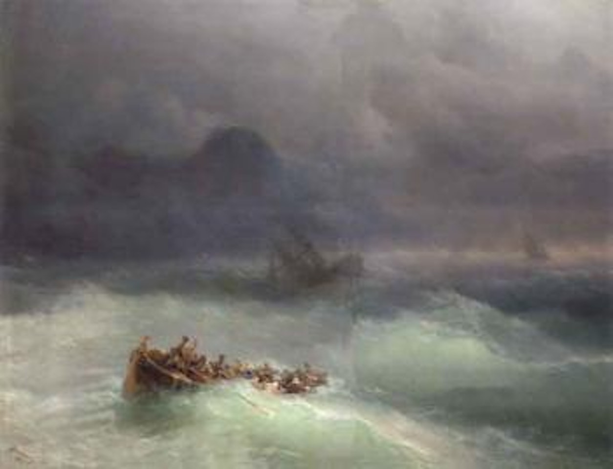 Survivors by Ivan Konstantinovich Aivazovsky