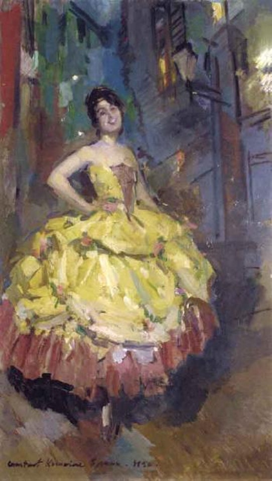 Spanish dancer by Konstantin Alekseevich Korovin