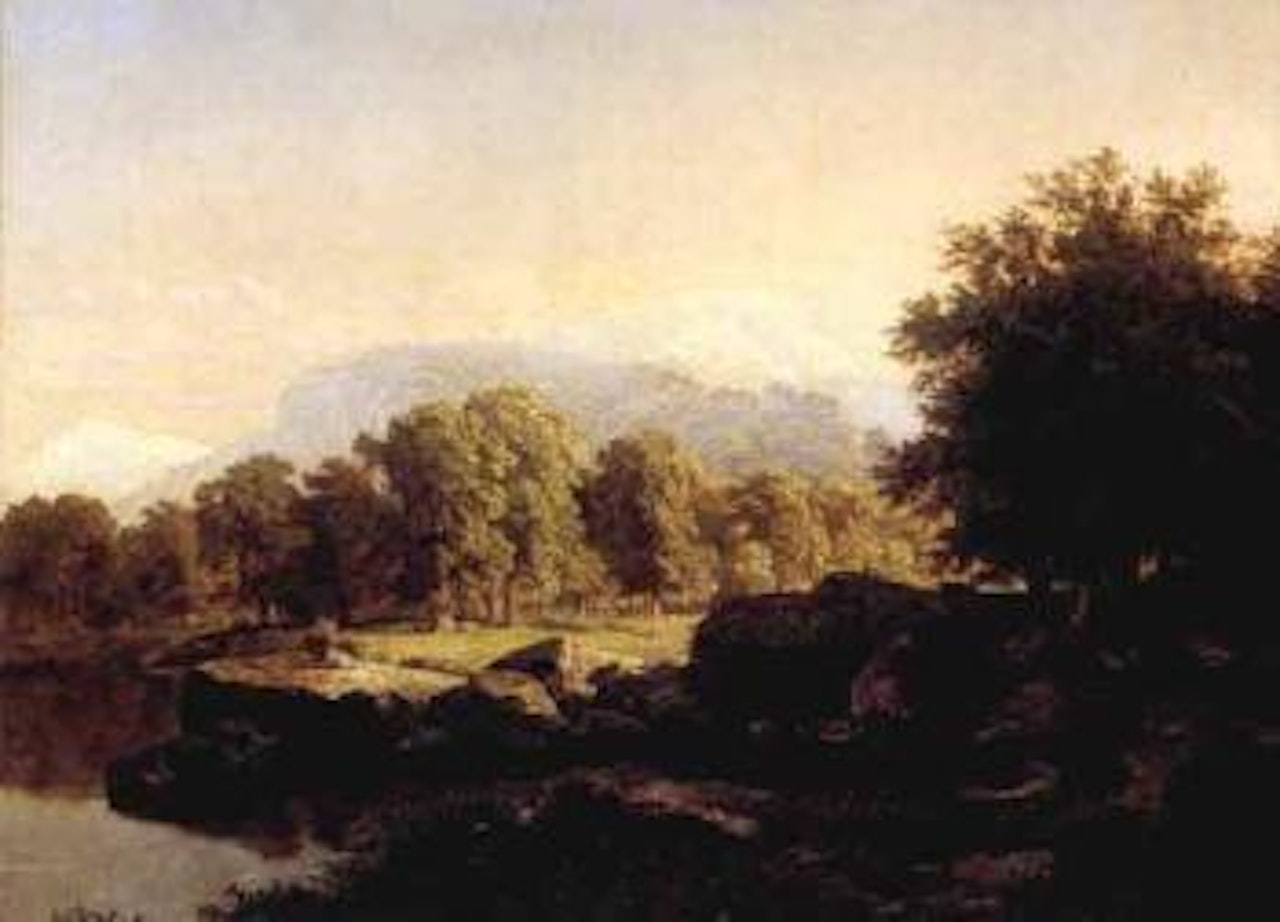 Paysage de bord de riviere by William Trost Richards