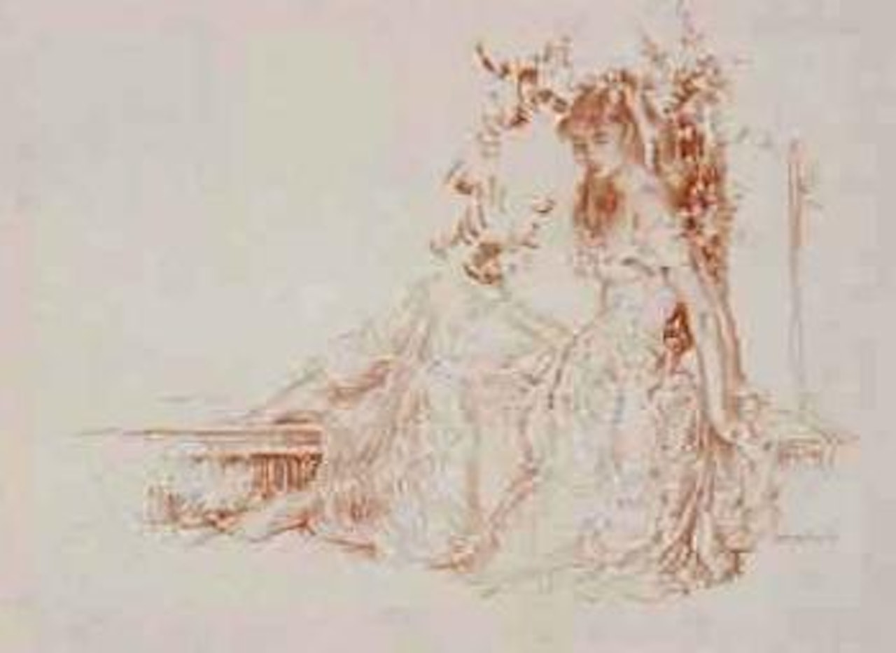 Seated woman by William Russell Flint