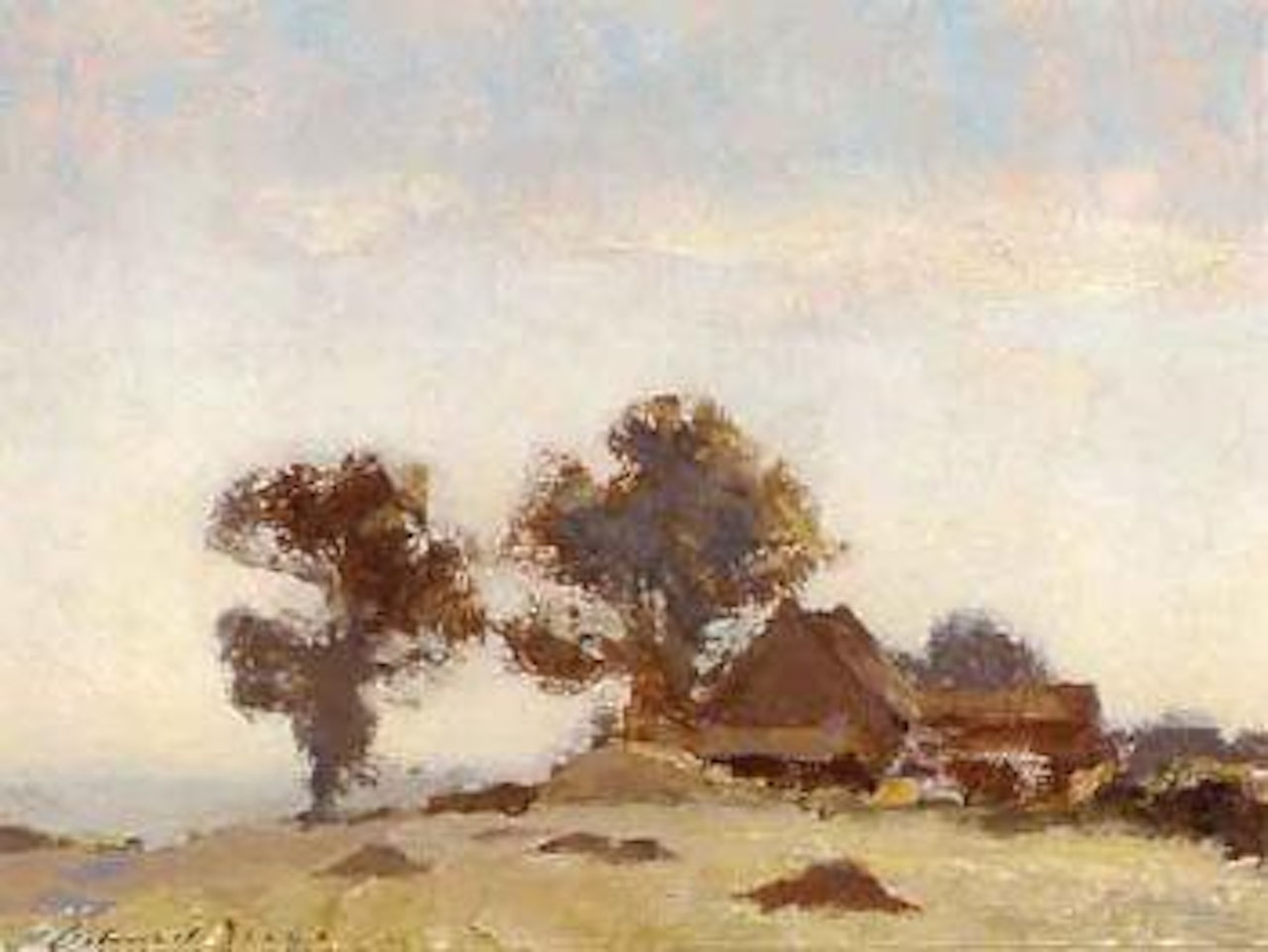 Autumn morning, Norfolk by Edward Seago