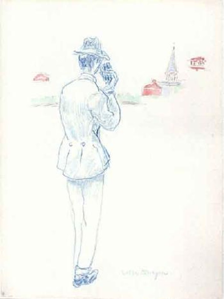 Au course a deauville by Kees van Dongen