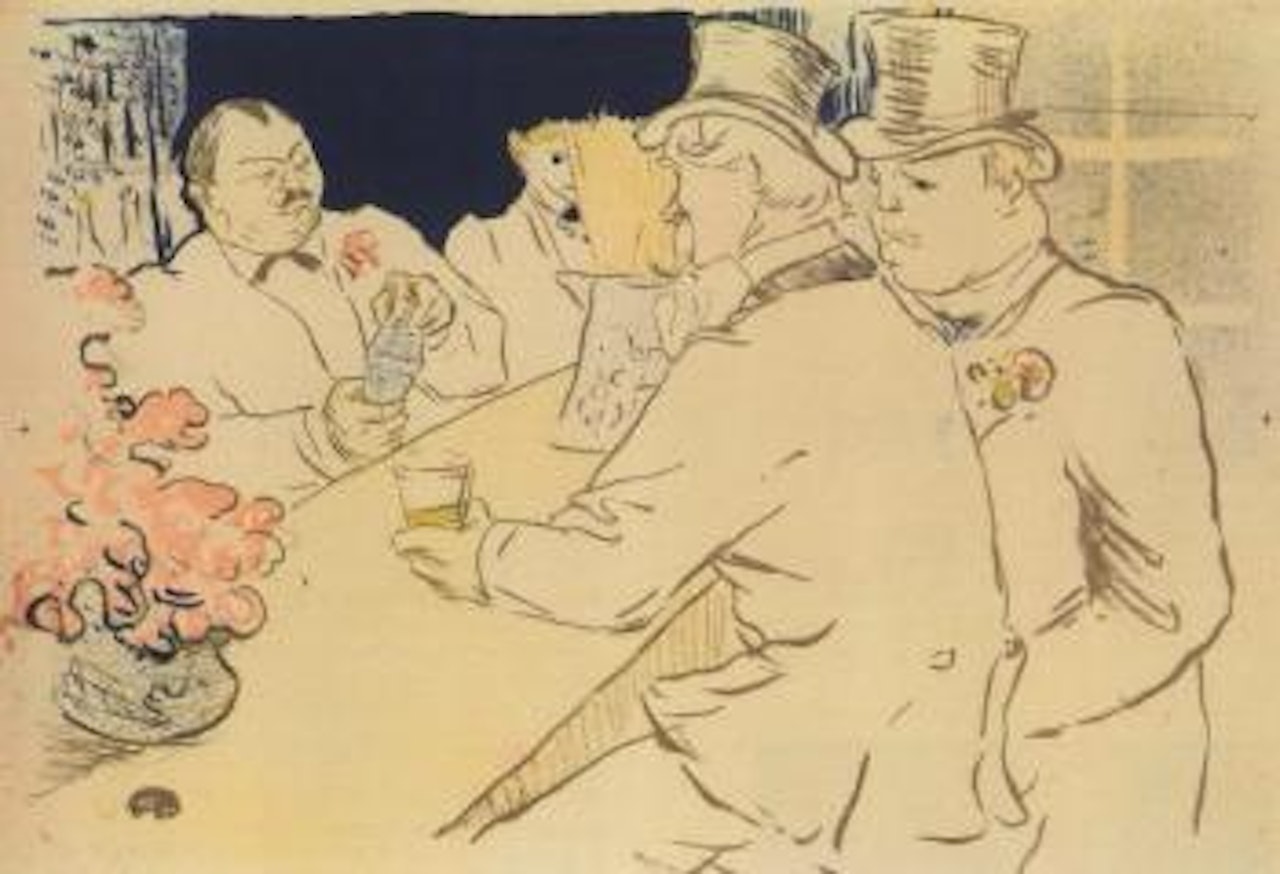 Irish and American bat, Rue Royale by Henri de Toulouse-Lautrec