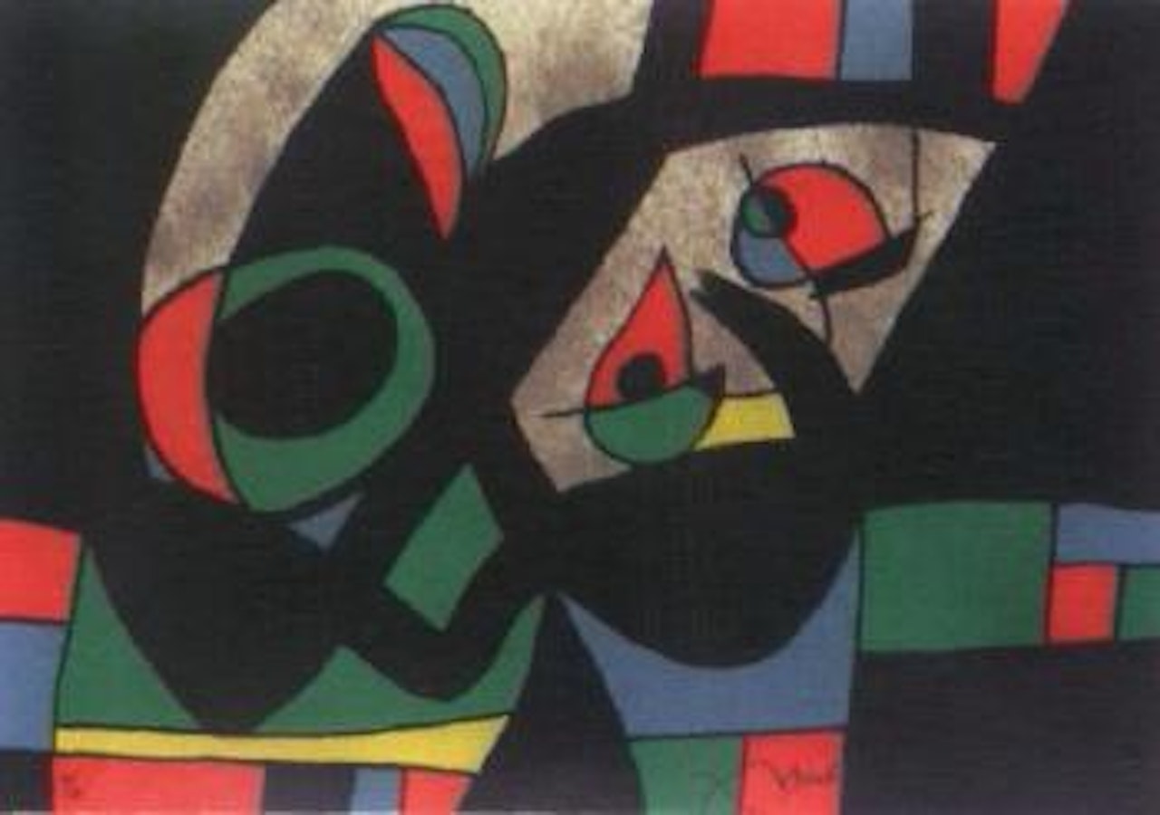 Le lezard aux plumes by Joan Miró