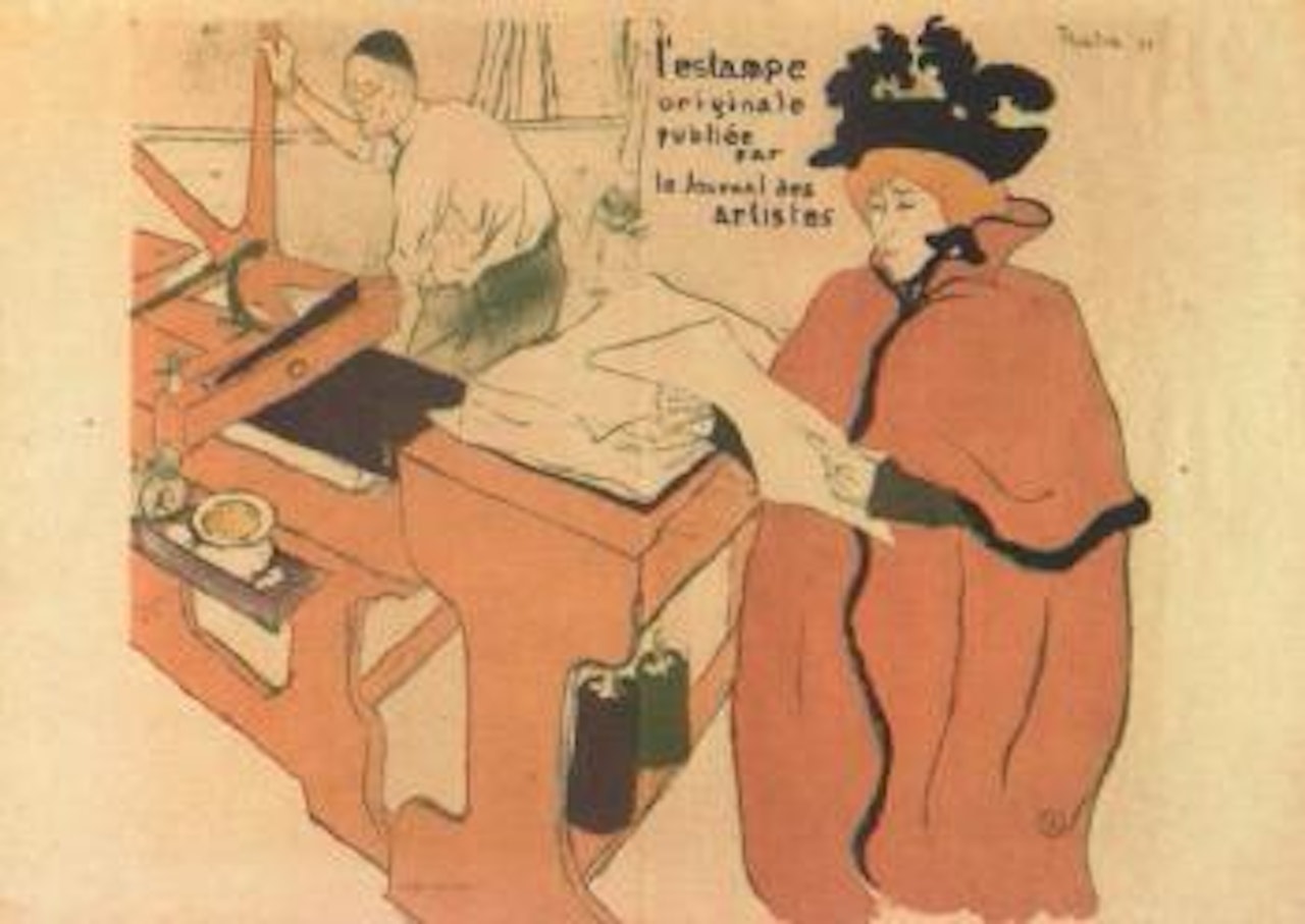 Couverture de l'estampe originale by Henri de Toulouse-Lautrec