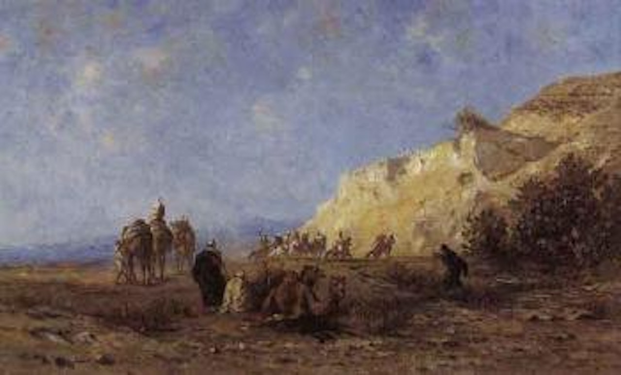Retour de la chasse by Narcisse Berchere