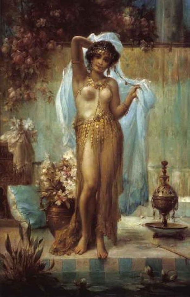 Avant le bain by Hans Zatzka