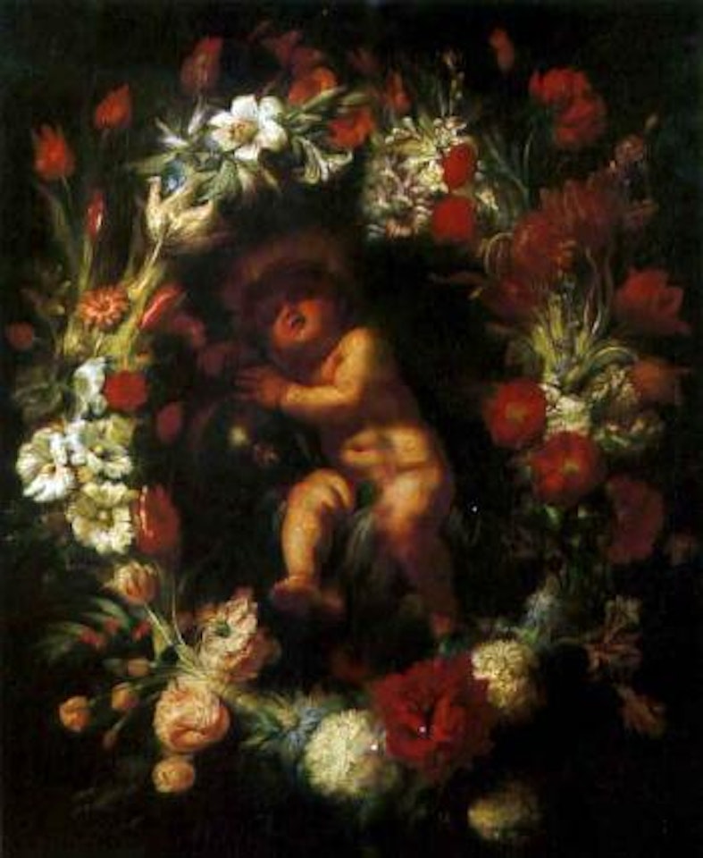 Infant sleeping by Roman School