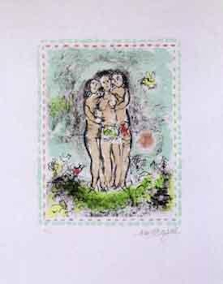 The three nudes by Marc Chagall