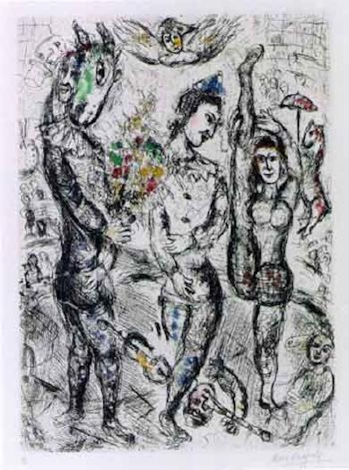 Pierrot by Marc Chagall