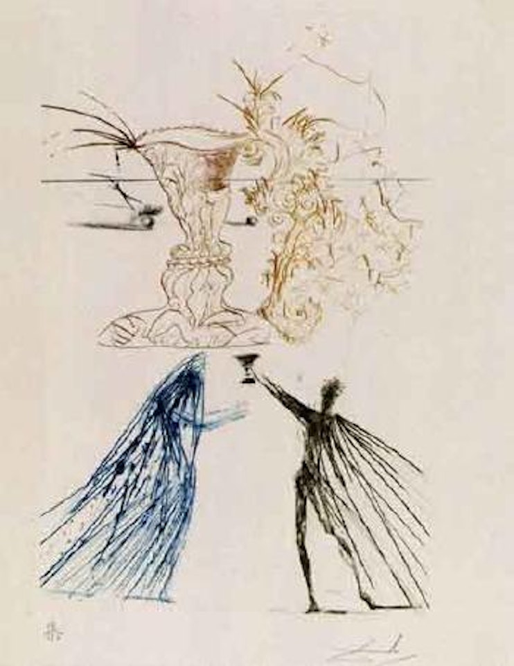 Tristan and Iseult by Salvador Dali
