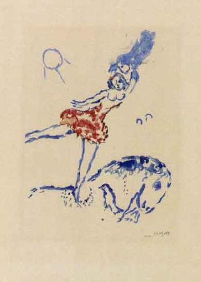 L'ecuyere by Marc Chagall