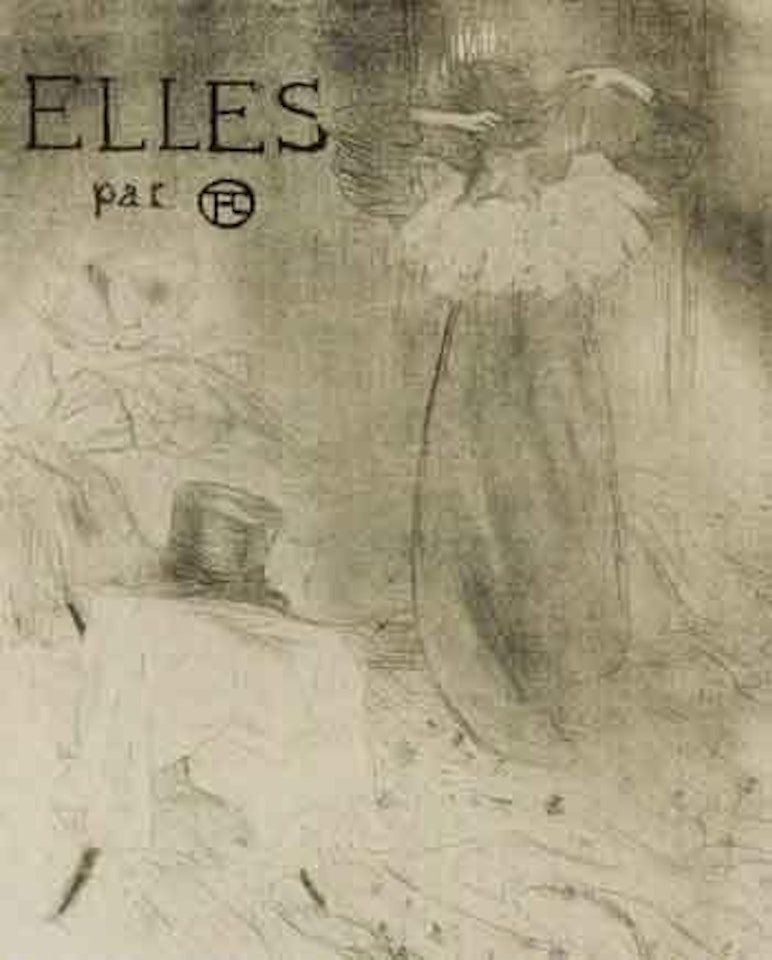 Frontispiece pour Elles by Henri de Toulouse-Lautrec