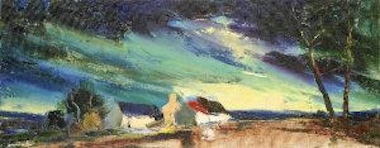 Evening light, County Down by Kenneth Webb