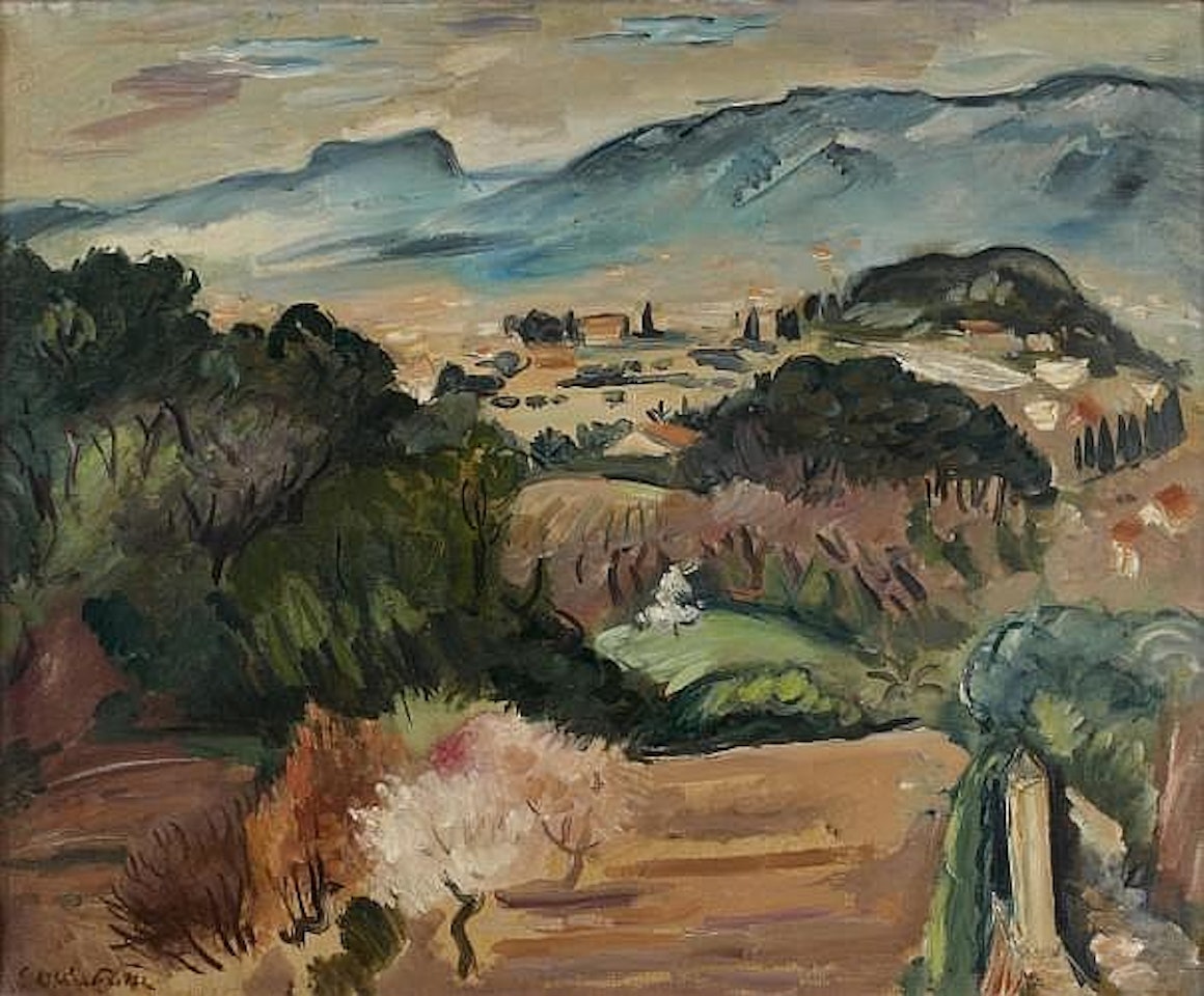 Paysage des environs de Toulon by Othon Friesz