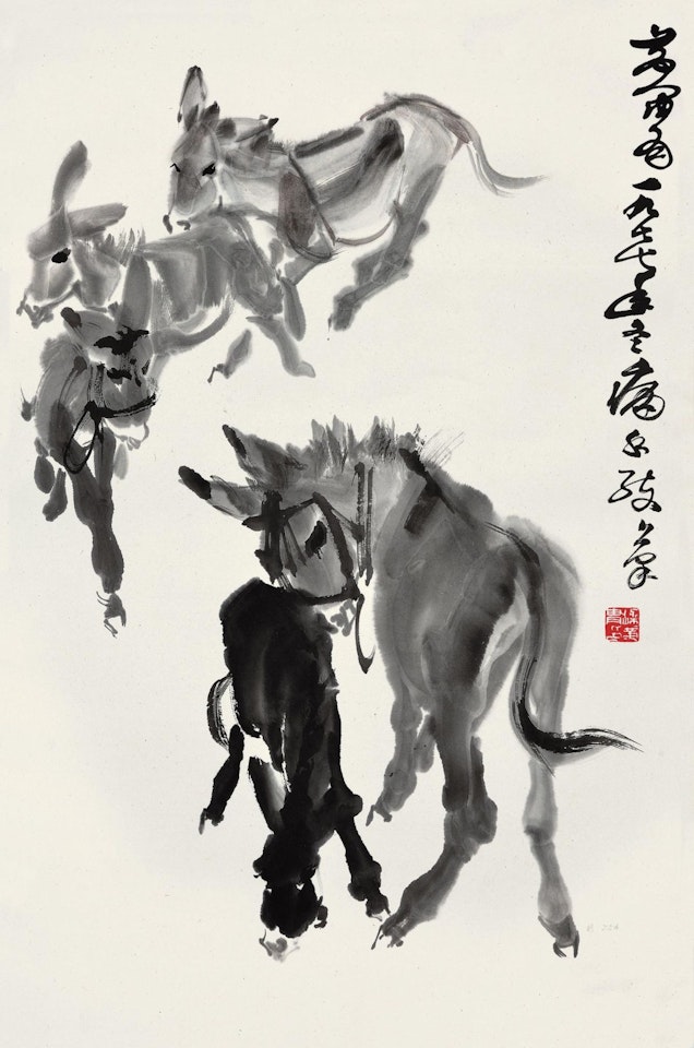Donkeys by Huang Zhou