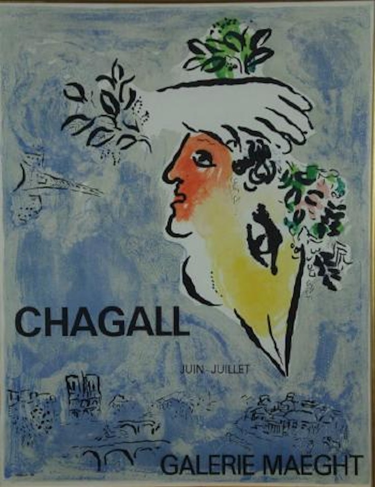 The blue sky by Marc Chagall