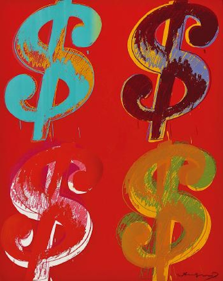 Dollar Sign by Andy Warhol