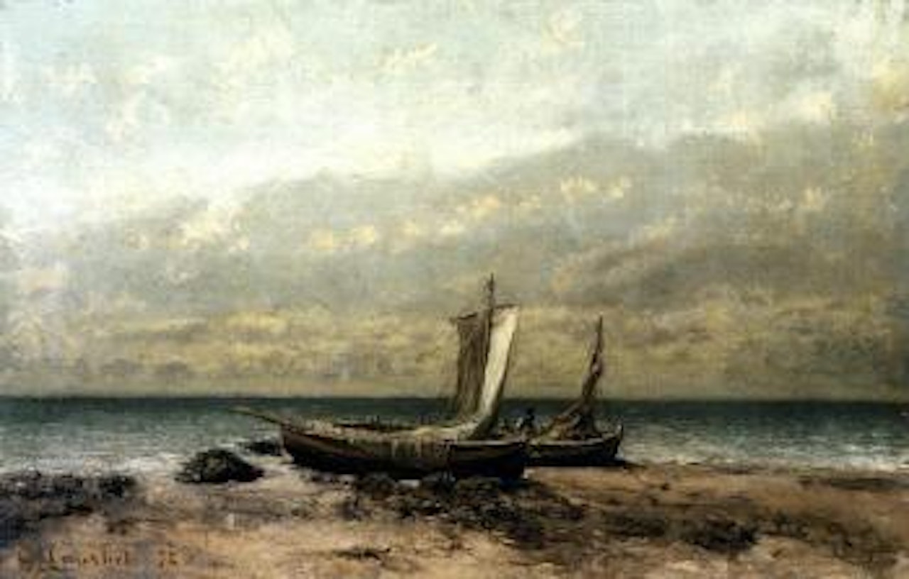 Seascape by Gustave Courbet